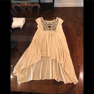 Free people dress with embroidered detail